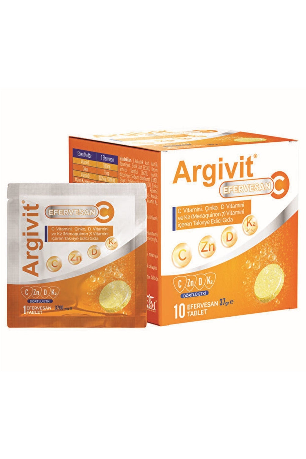 Argivit Efervesan C 10 Efervesan Tablet