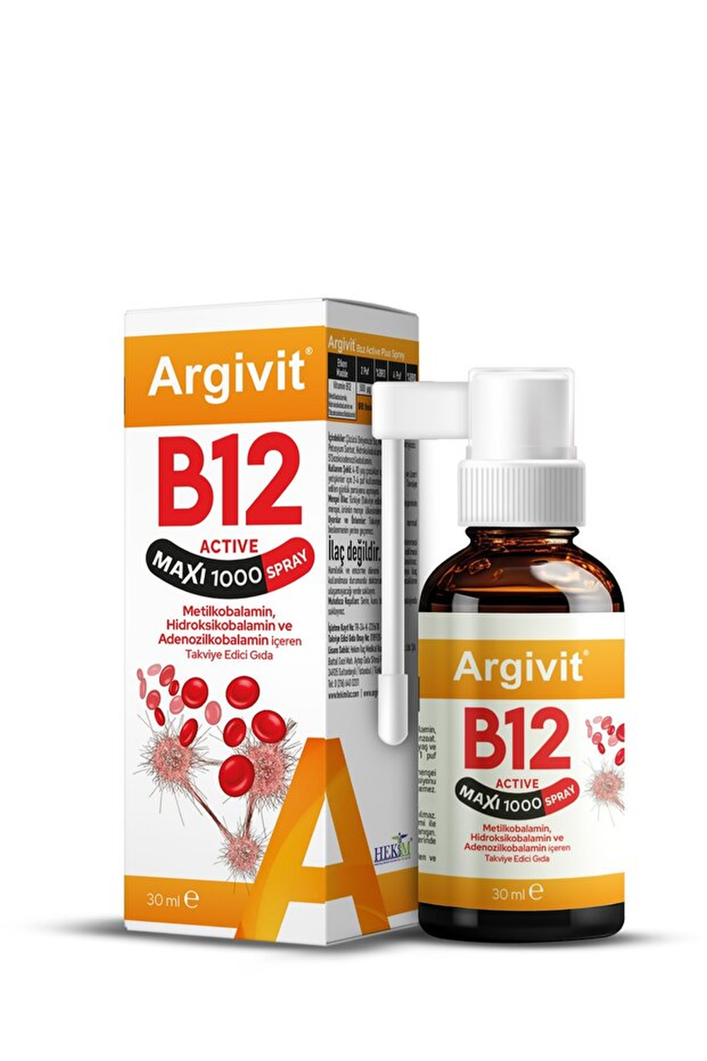 Argivit B12 Active Maxi 1000 mcg 30 ml