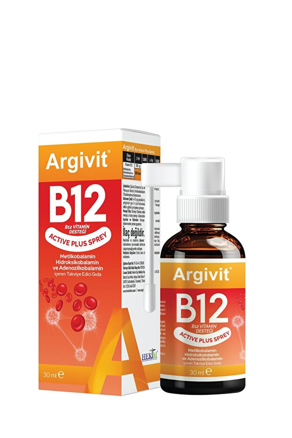 Argivit B12 Active Plus 250 mcg 30 ml