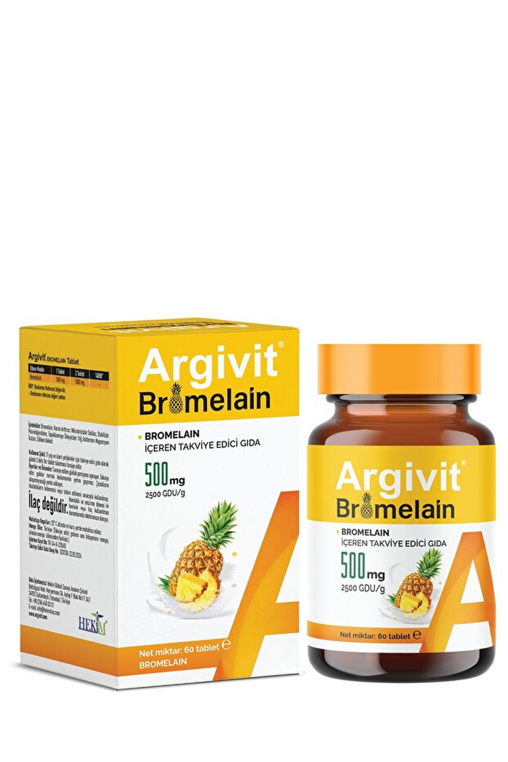 Argivit Bromelain 500 mg 60 Tablet