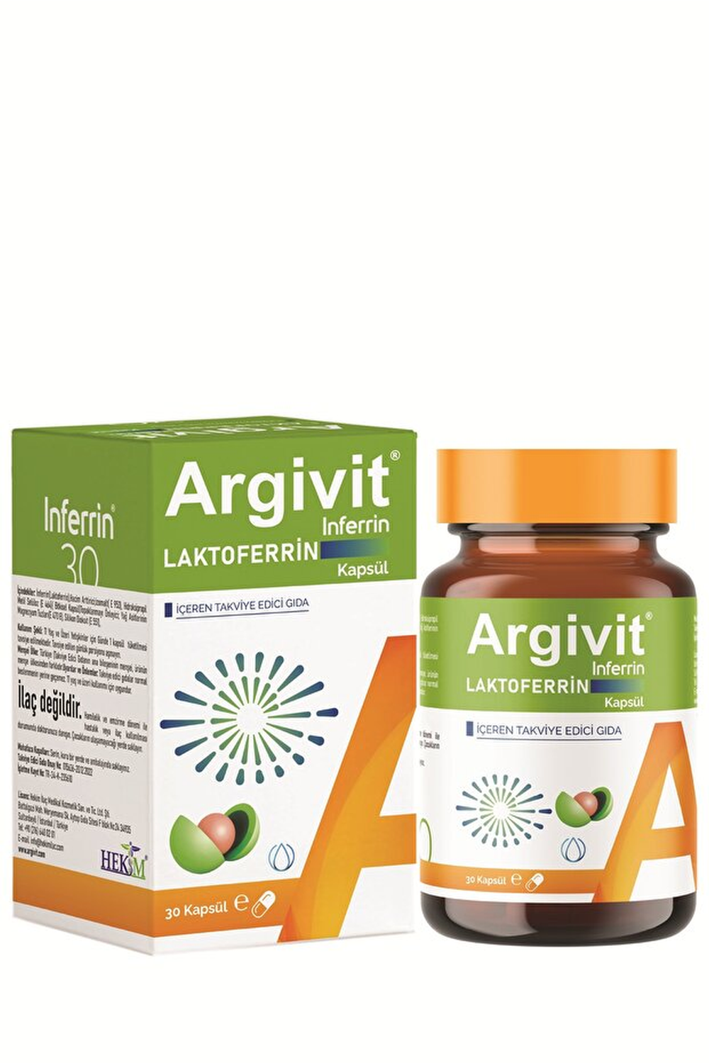 Argivit Inferrin 200 mg 30 Kapsül