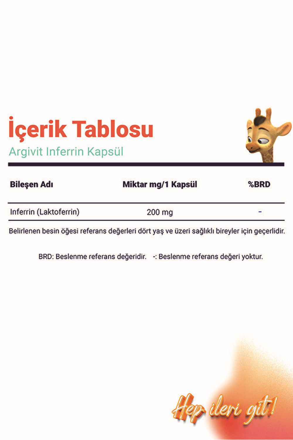 Argivit Inferrin 200 mg 30 Kapsül