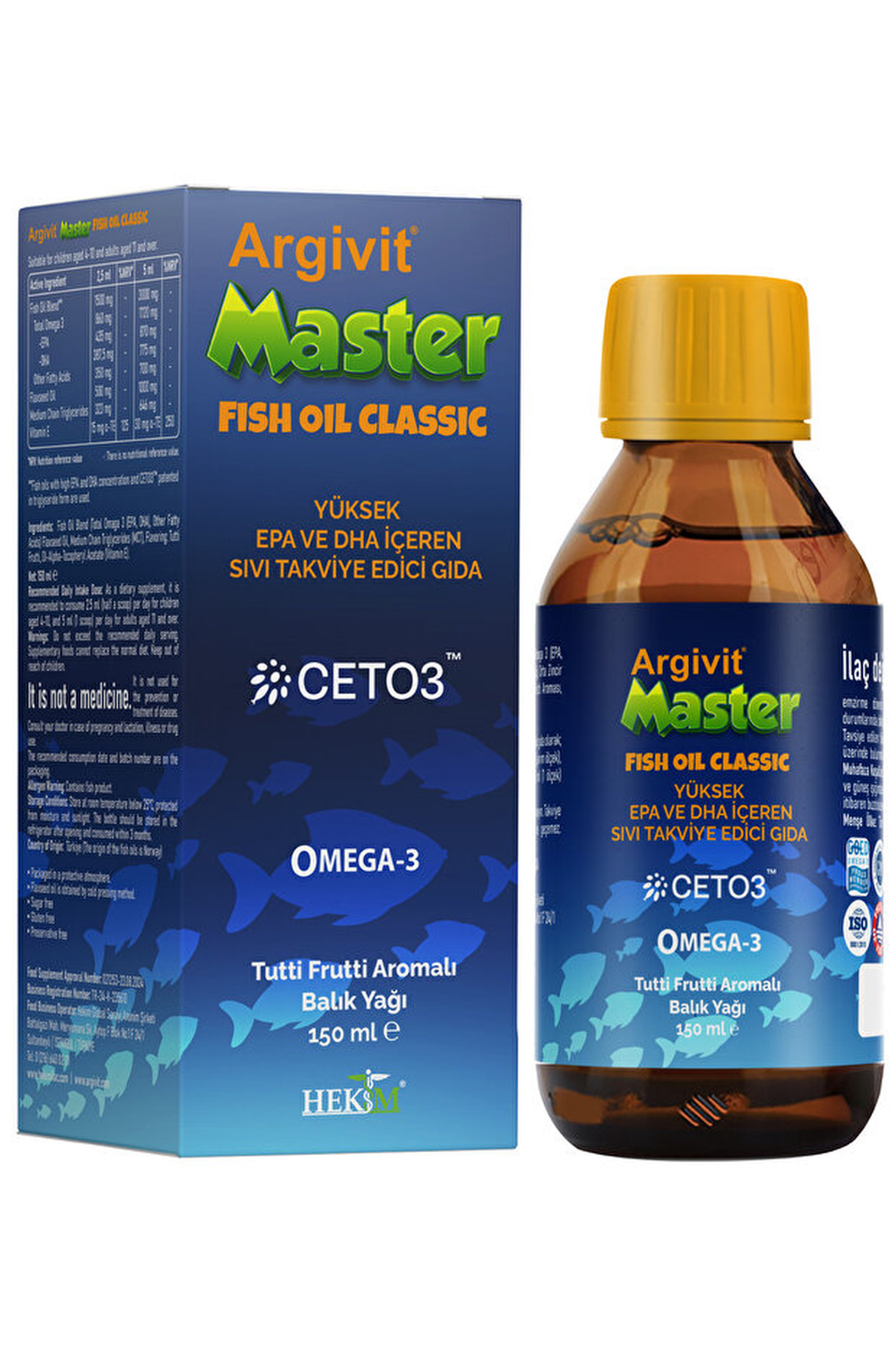 Argivit Master Fish Oil Classic 150 ml