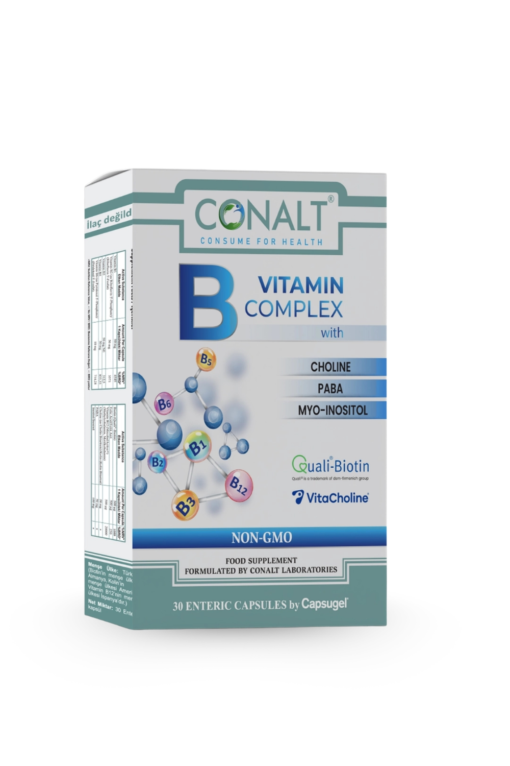 Conalt Vitamin B Complex 30 Kapsül