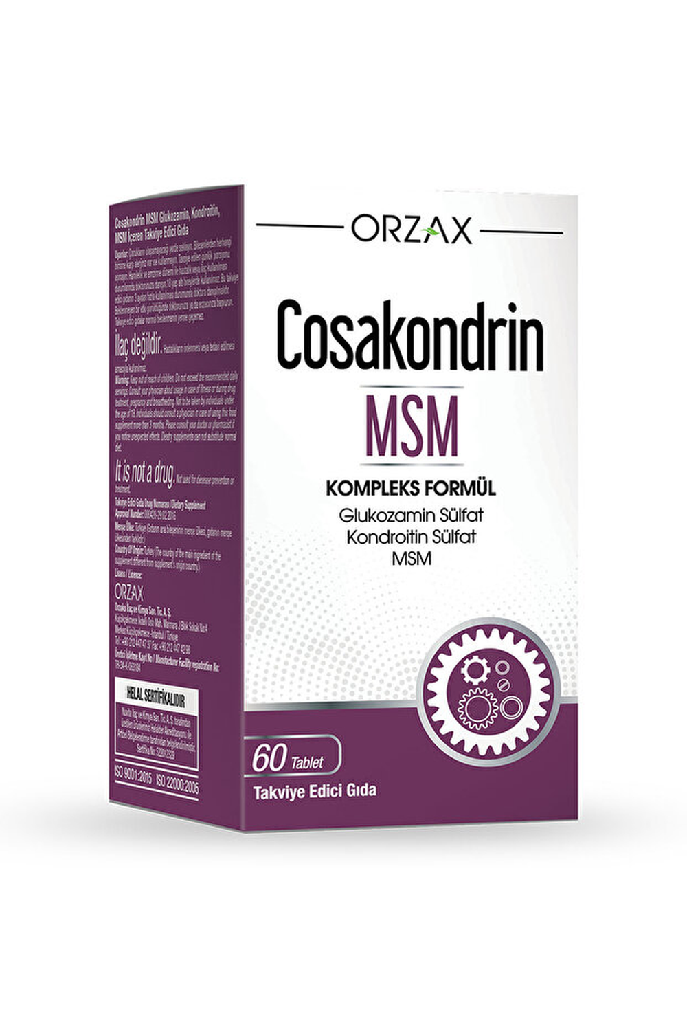 Orzax Cosakondrin MSM 60 Tablet