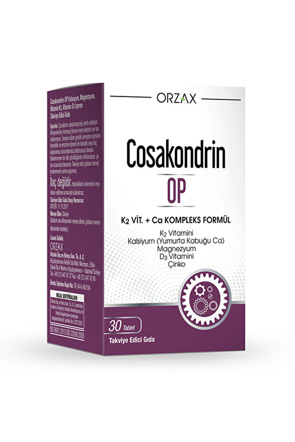 Orzax Cosakondrin Op 30 Tablet