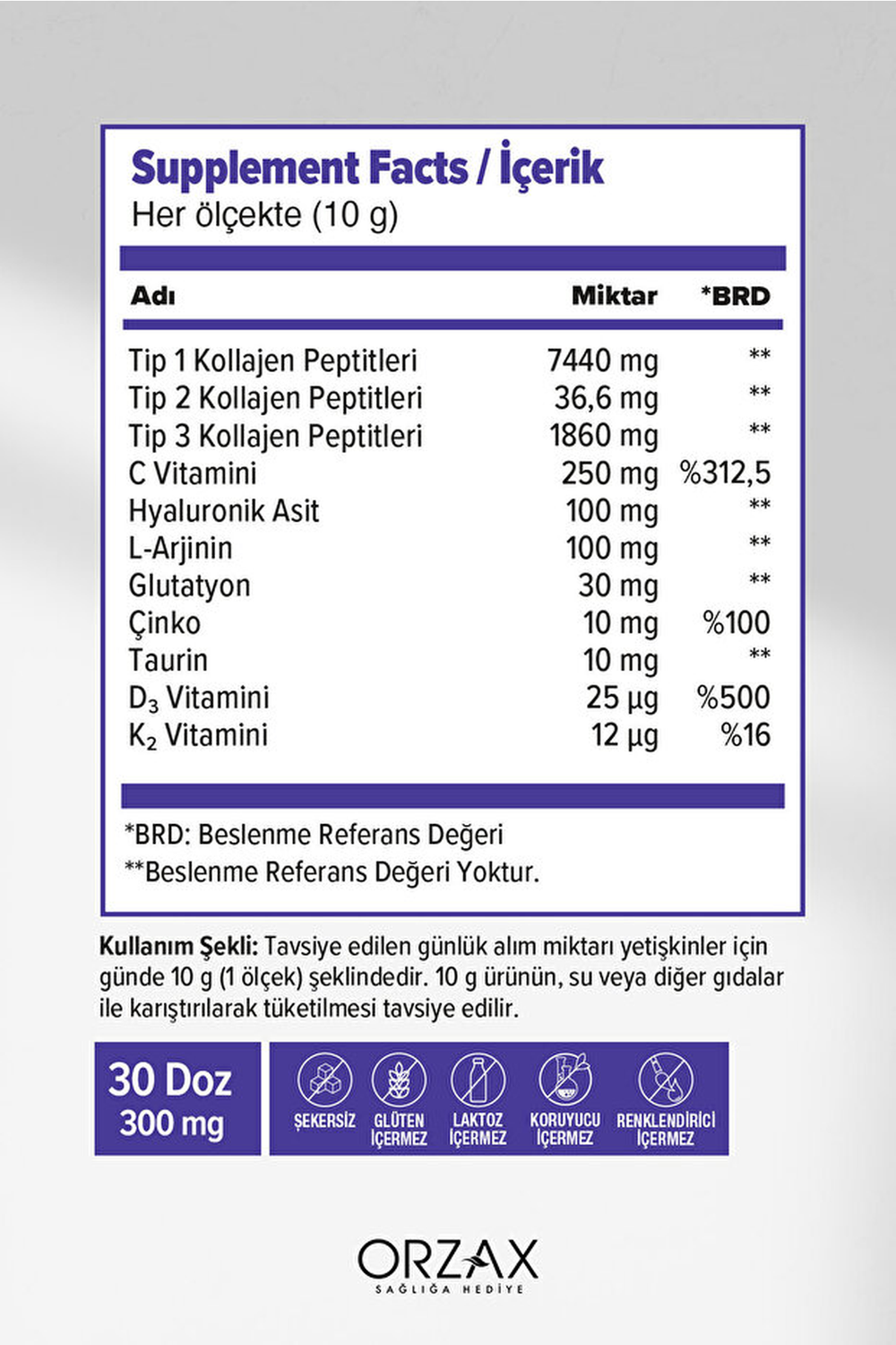Orzax Day2Day The Collagen All Body 300 g