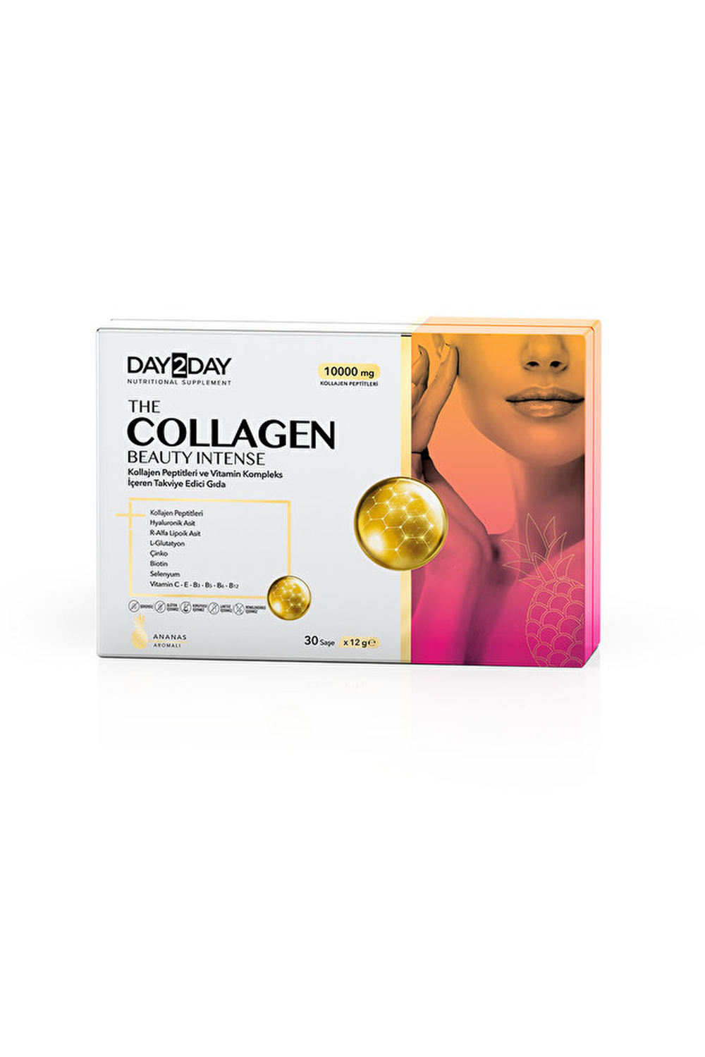 Orzax Day2Day The Collagen Beauty Intense Ananas Aromalı 30 Saşe