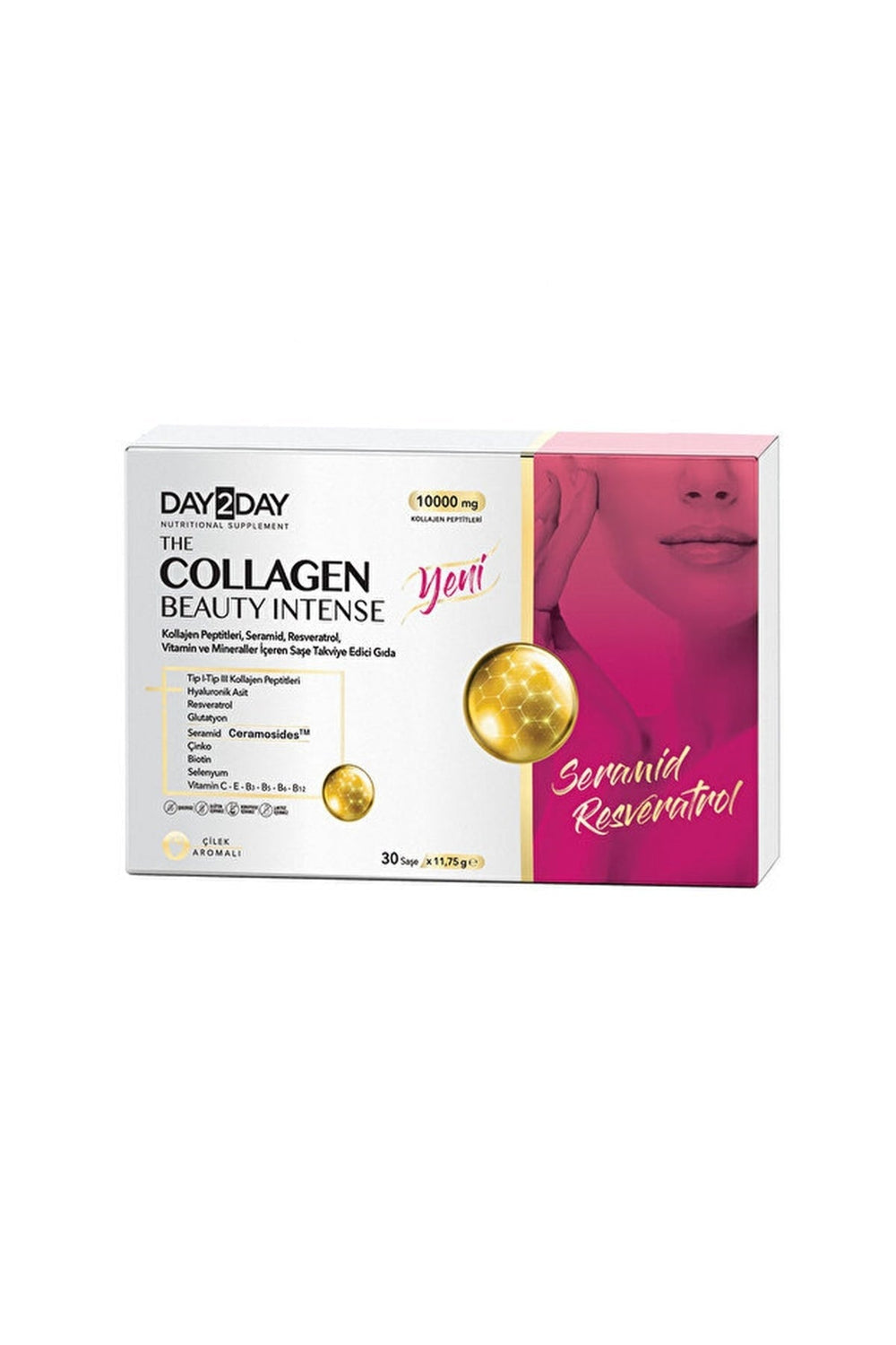 Orzax Day2Day The Collagen Beauty Intense Çilek Aromalı 30 Saşe