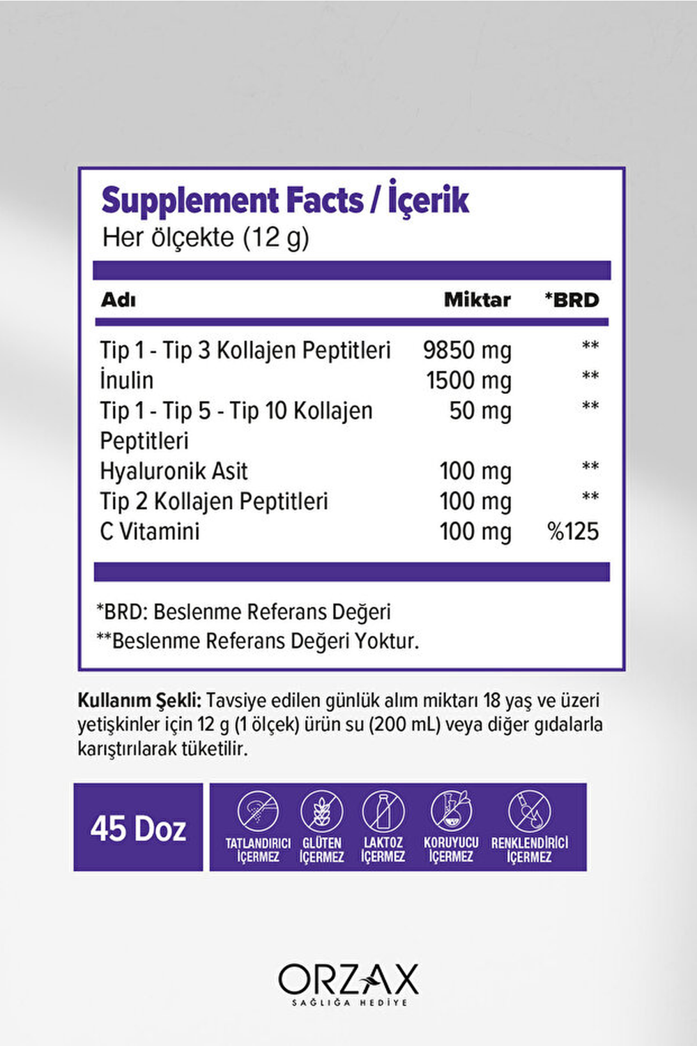 Orzax Day2Day The Collagen Multi Balance 540g