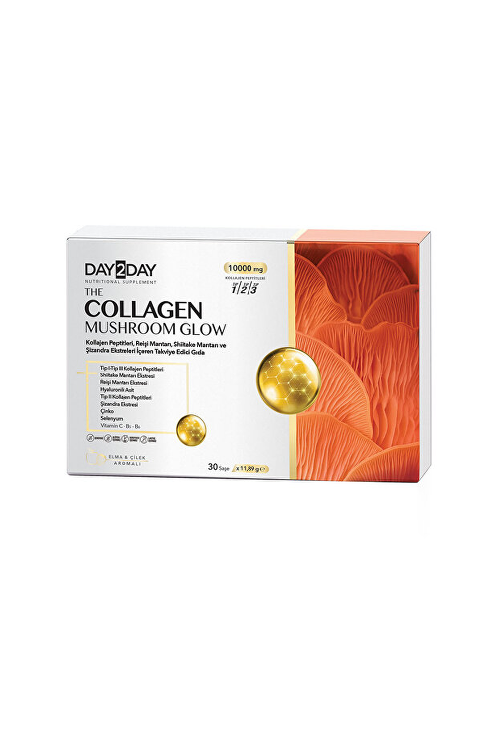 Orzax Day2Day The Collagen Mushroom Glow 30 Saşe