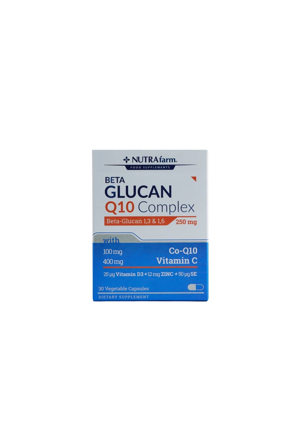 Nutrafarm Beta Glucan Q-10 Complex 250 mg 30 Kapsül