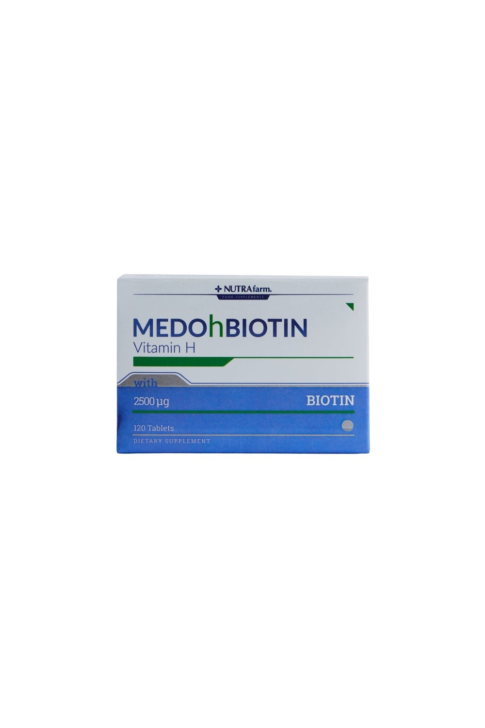 Nutrafarm Medohbiotin Vitamin H 2500 mcg 120 Tablet