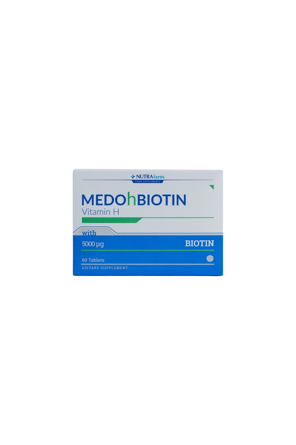Nutrafarm Medohbiotin Vitamin H 5000 mcg 60 Tablet