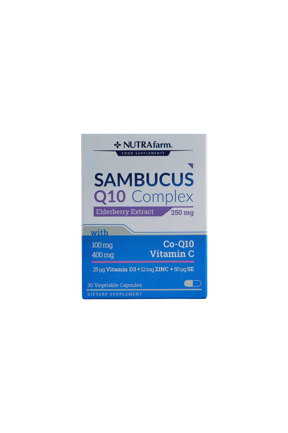 Nutrafarm Sambucus Q-10 Complex 250 mg 30 Kapsül