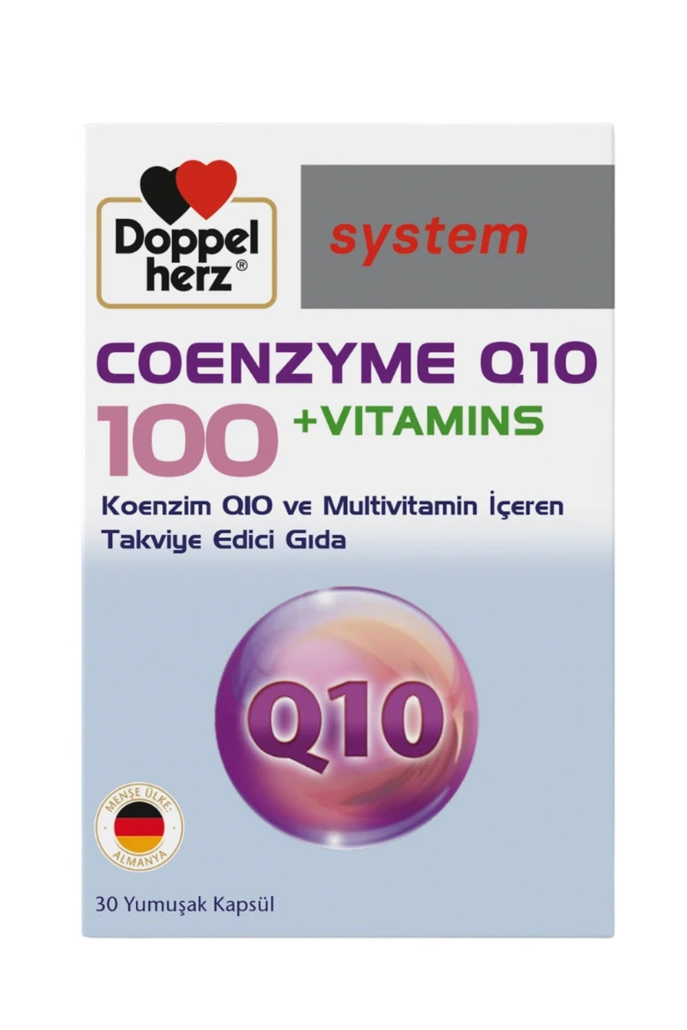 Doppelherz Coenzyme Q-10 + Vitamins 100 mg 30 Kapsül