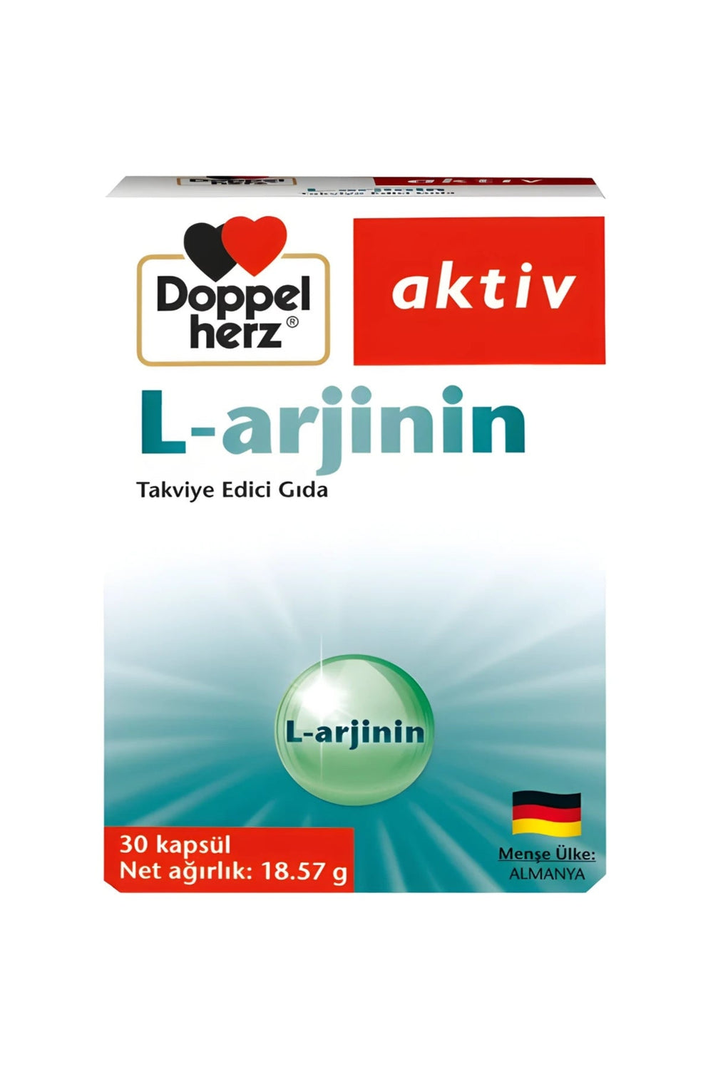 Doppelherz L-Arjinin 500 mg 30 Kapsül