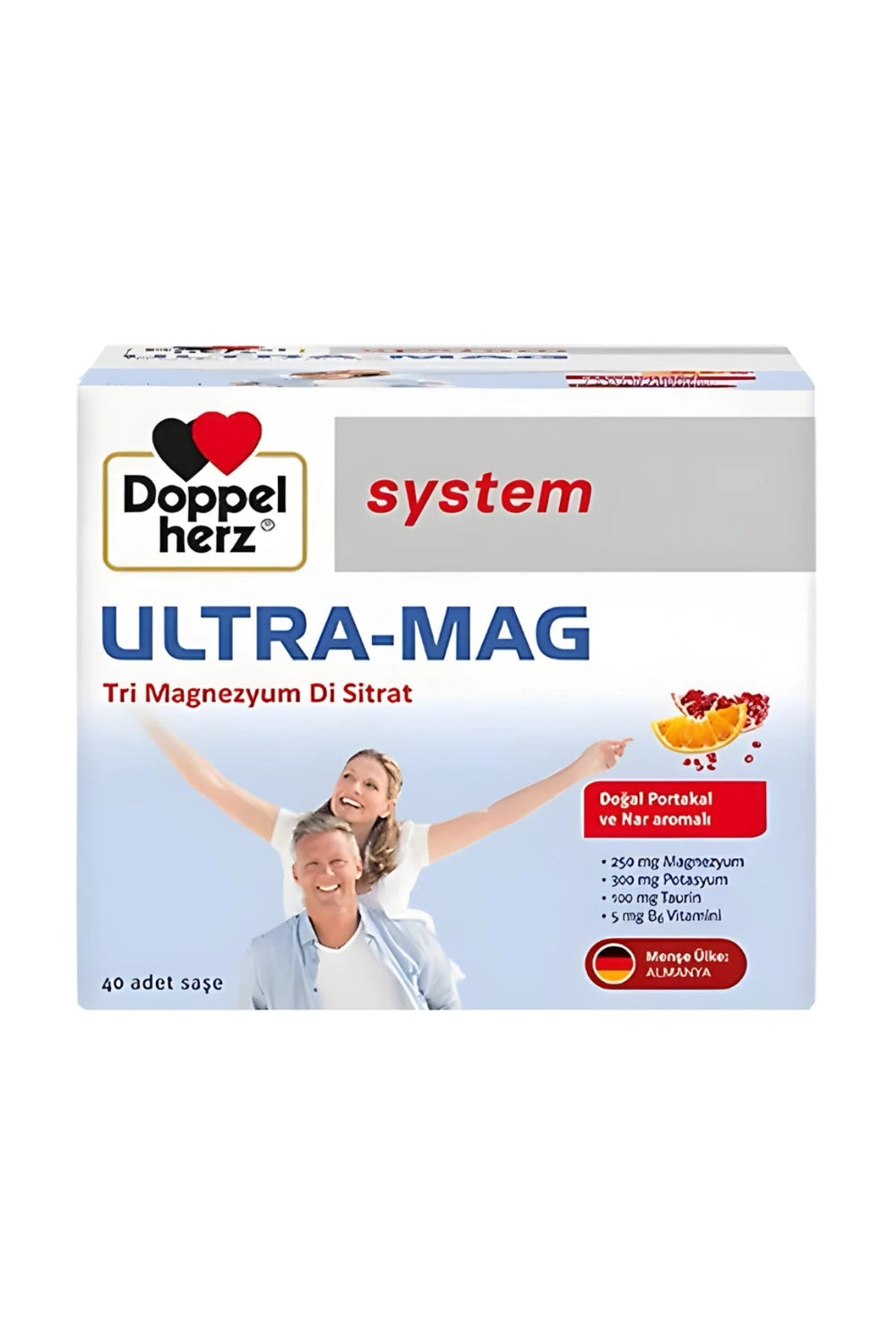 Doppelherz System Ultra-MAG Magnezyum 40 Saşe