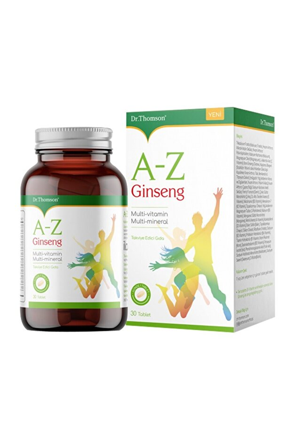 Dr.Thomson A-Z Ginseng Multi-Vitamin + Multi-Mineral 30 Tablet