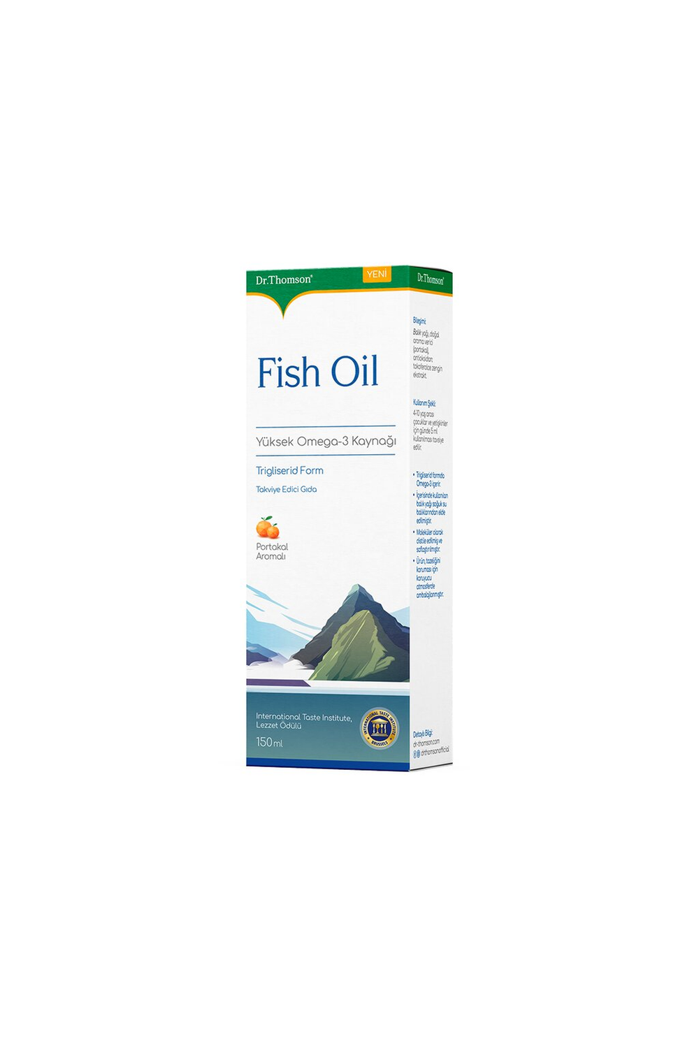Dr.Thomson Fish Oil Yüksek Omega-3 Kaynağı 150 ml