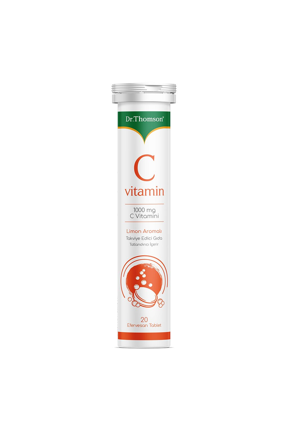 Dr.Thomson Vitamin C 1000 mg 20 Efervesan Tablet