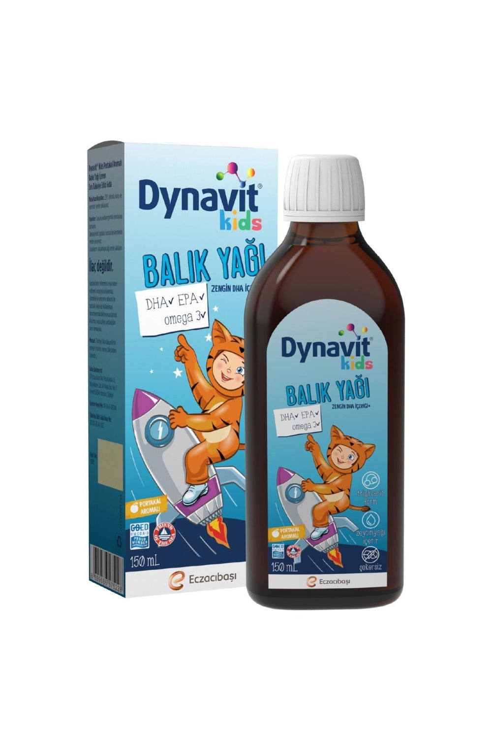 Dynavit Kids Portakal Aromalı Balık Yağı 150 ml