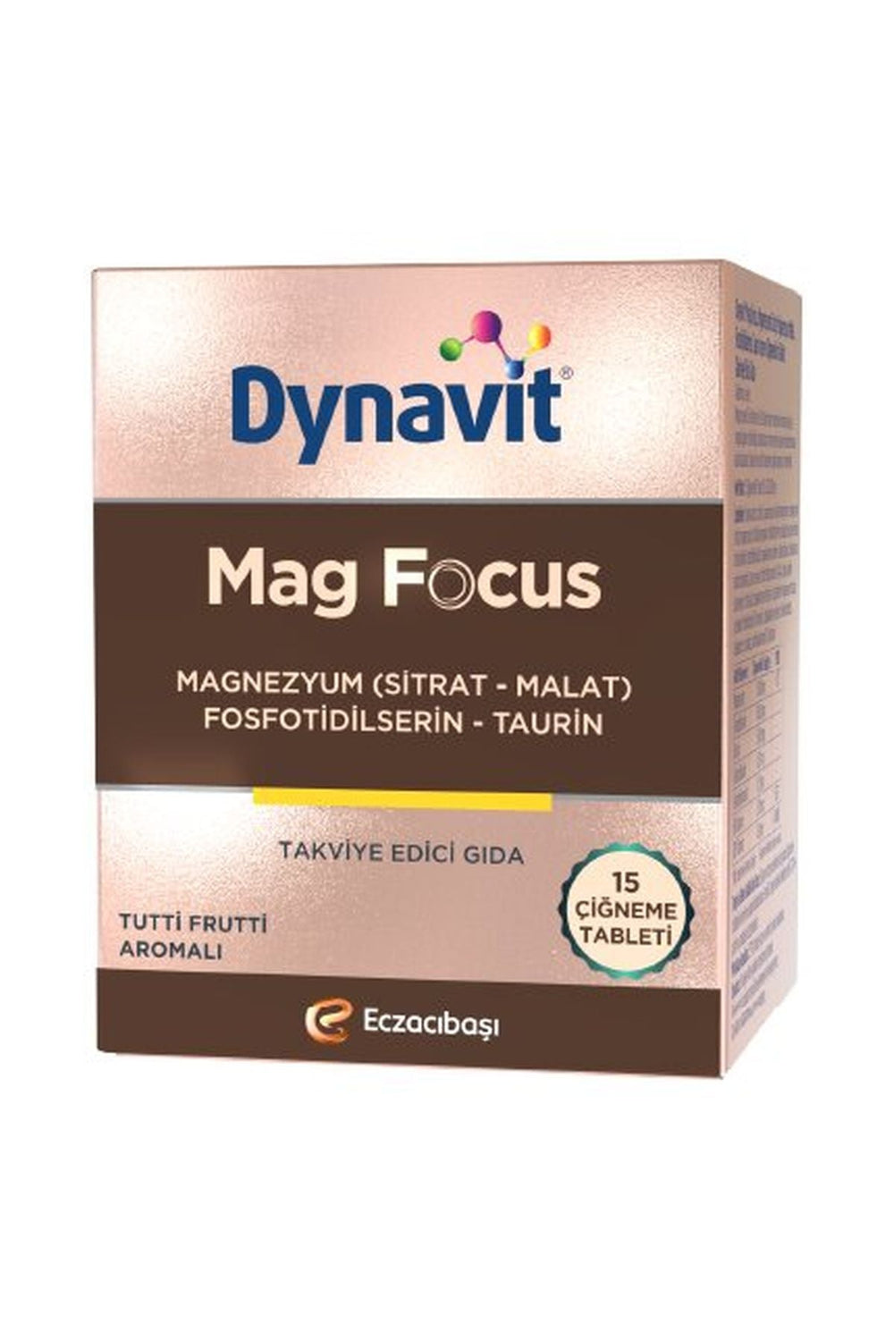 Dynavit Mag Focus 15 Çiğneme Tableti