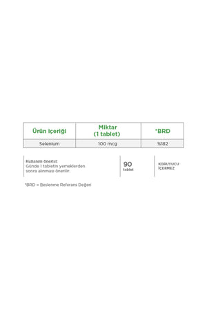 Dynavit Selenium 100 mcg 90 Tablet