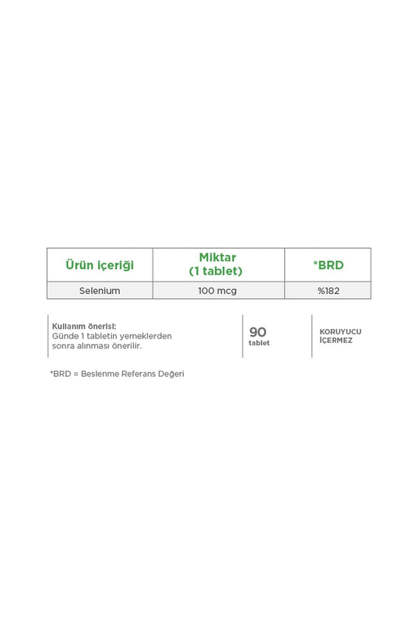 Dynavit Selenium 100 mcg 90 Tablet