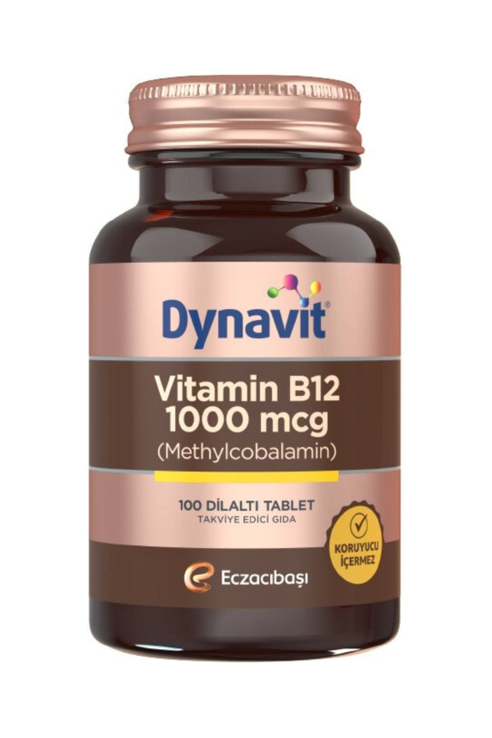 Dynavit Vitamin B12 1000 mcg 100 Dilaltı Tablet