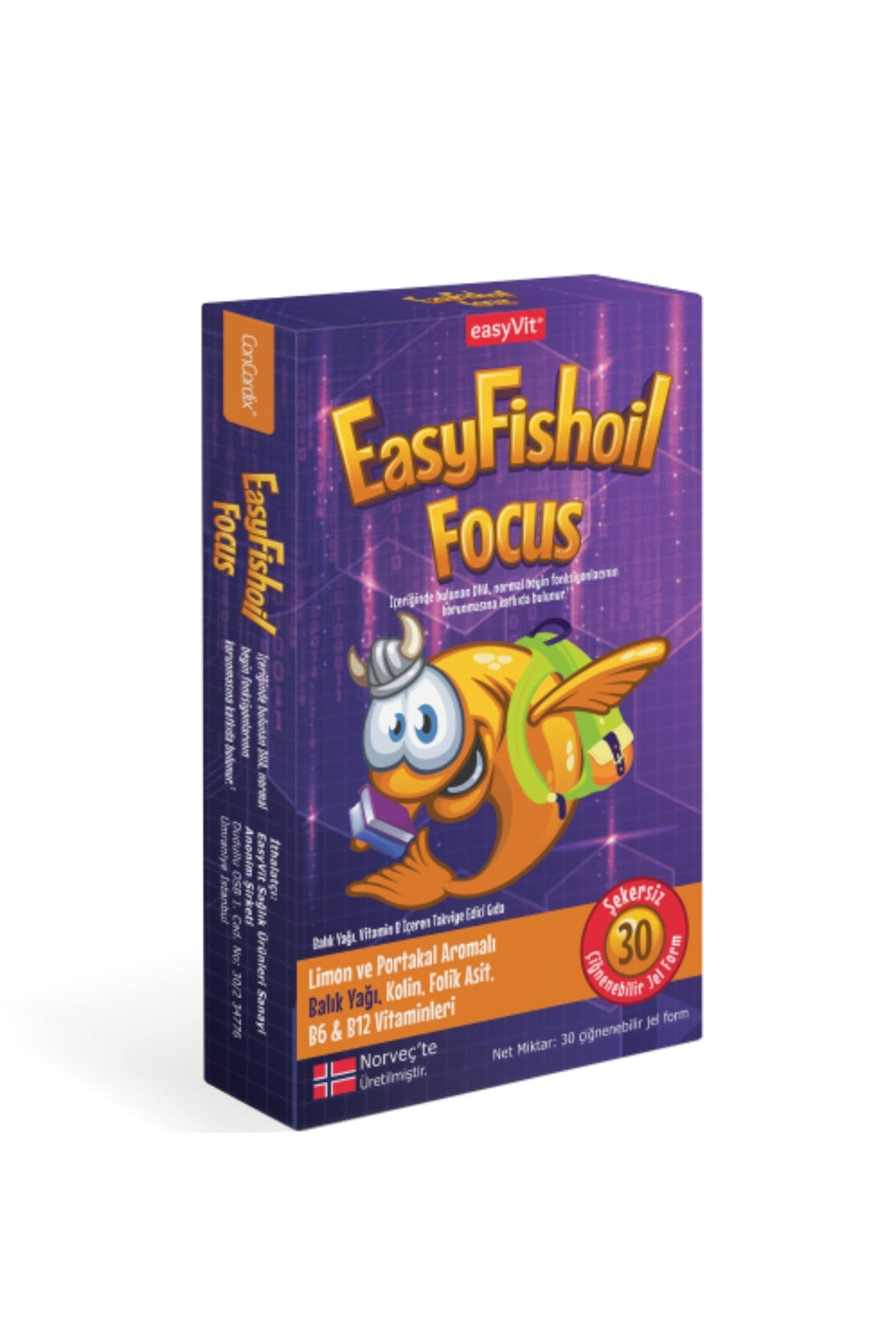EasyFishoil Focus 30 Çiğnenebilir Form