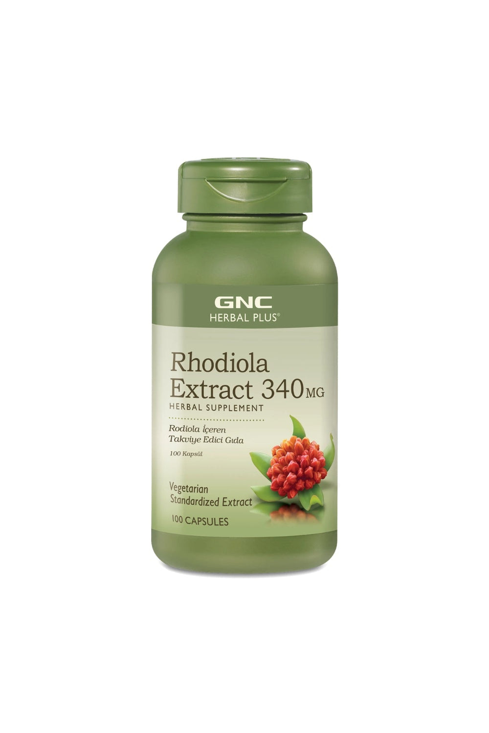 GNC Herbal Plus Rhodiola Extract 340 mg 100 Kapsül