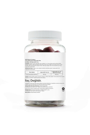 GNC Women's Cranberry 510 mg 60 Çiğnenebilir Form