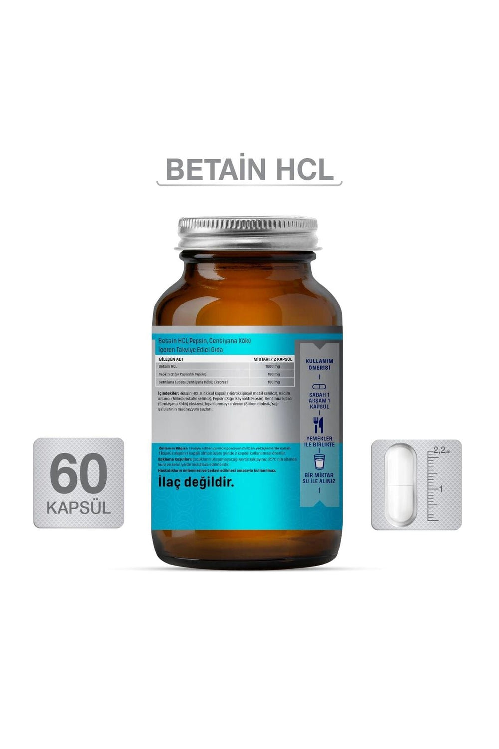 Goodday Betain HCL 60 Kapsül