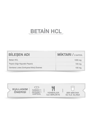 Goodday Betain HCL 60 Kapsül
