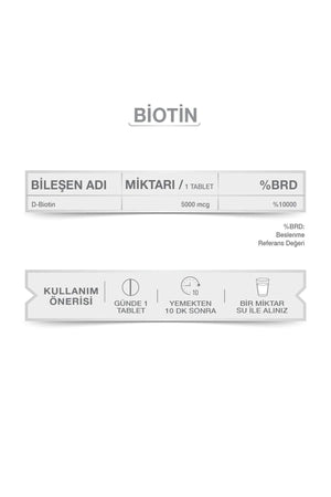 Goodday Biotin 5000 mcg 60 Tablet