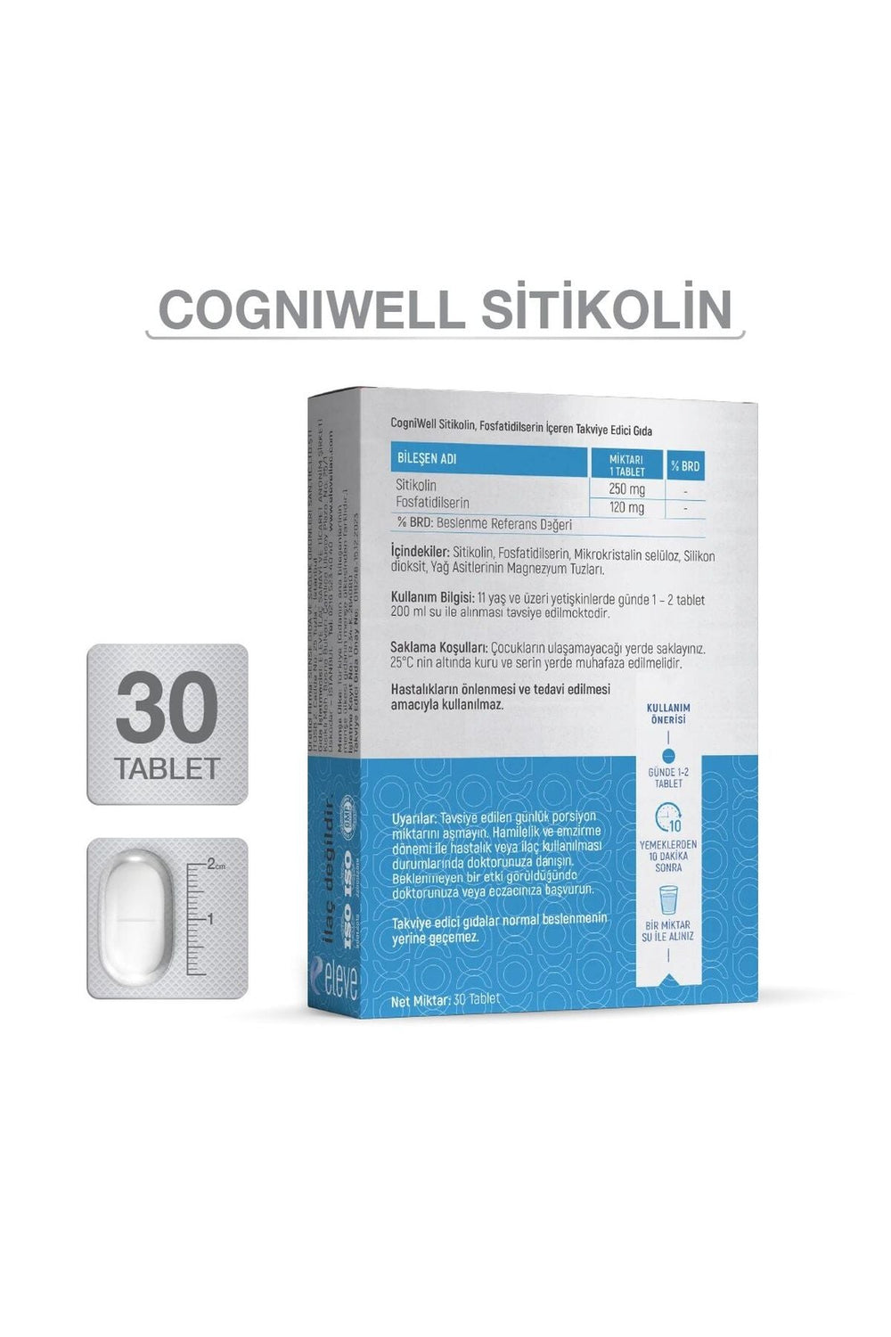 Goodday Cogniwell Sitikolin 250 mg 30 Tablet