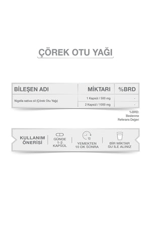 Goodday Çörek Otu Yağı 500 mg 30 Kapsül