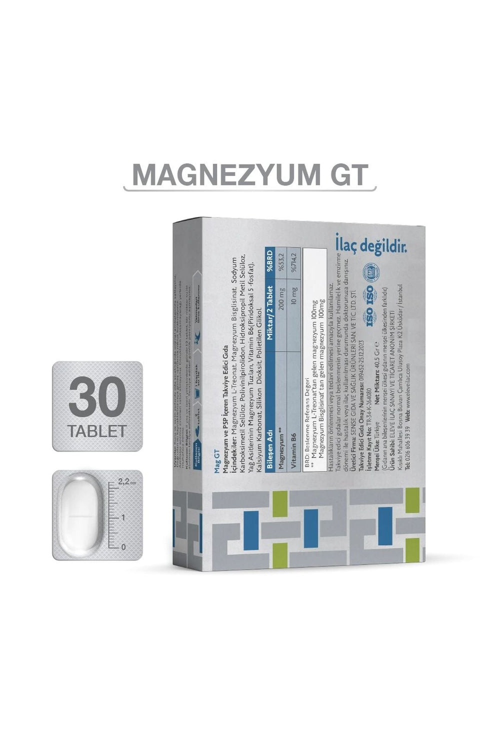 Goodday Magnesium Plus GT & P5P 100 mg 30 Tablet