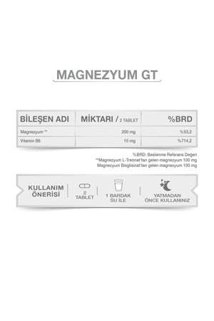 Goodday Magnesium Plus GT & P5P 100 mg 30 Tablet