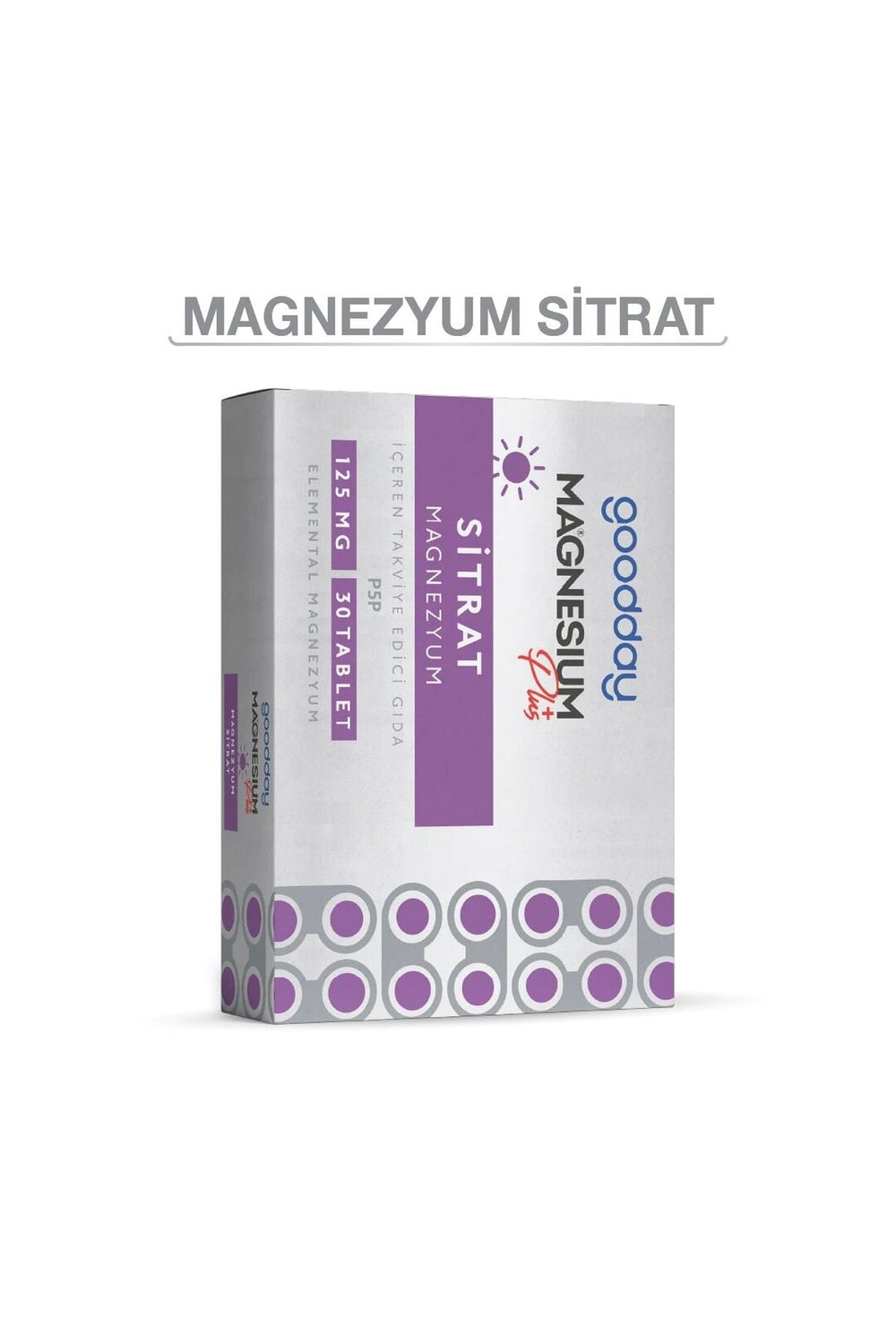 Goodday Magnesium Plus S & P5P 125 mg 30 Tablet