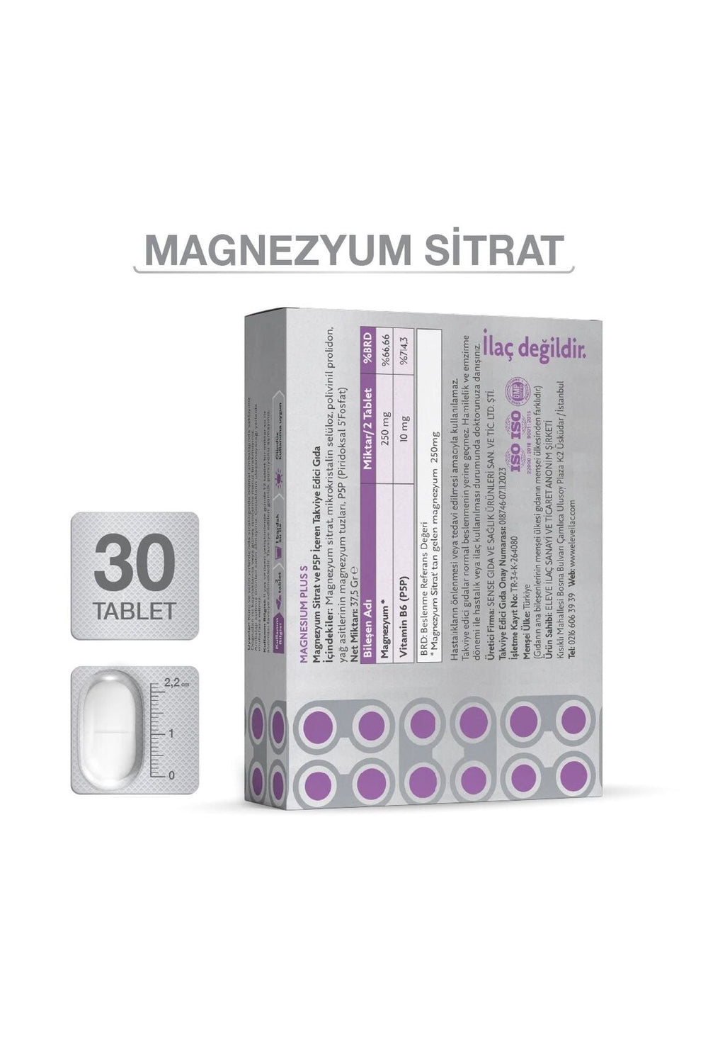 Goodday Magnesium Plus S & P5P 125 mg 30 Tablet