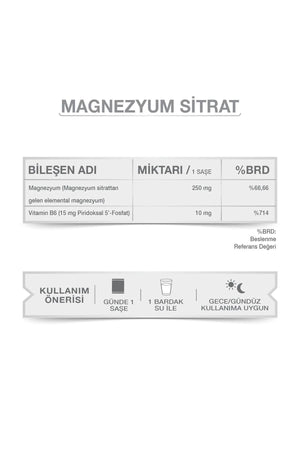 Goodday Magnesium Plus S 250 mg 30 Saşe