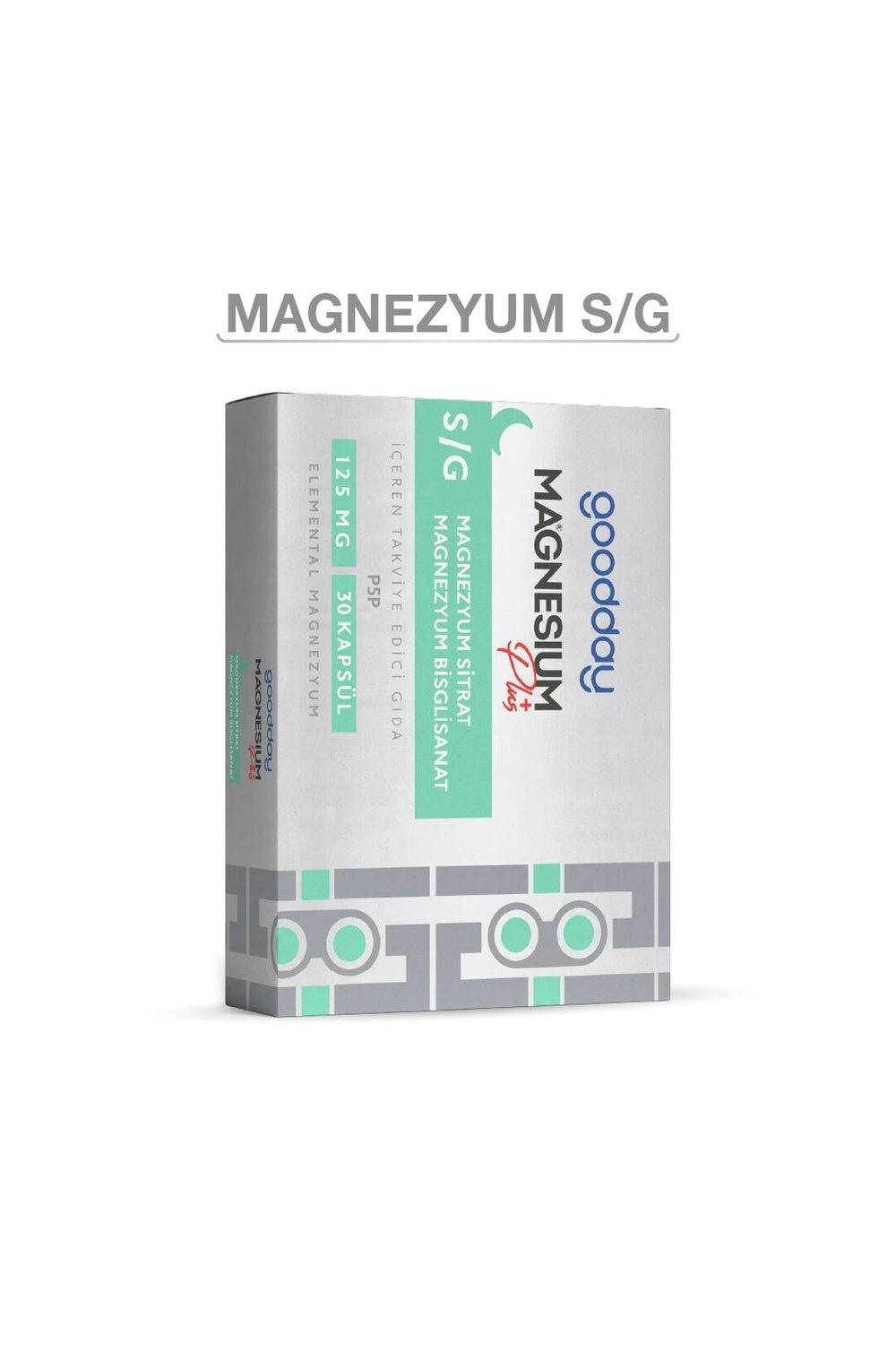 Goodday Magnesium Plus S/G 125 mg 30 Kapsül