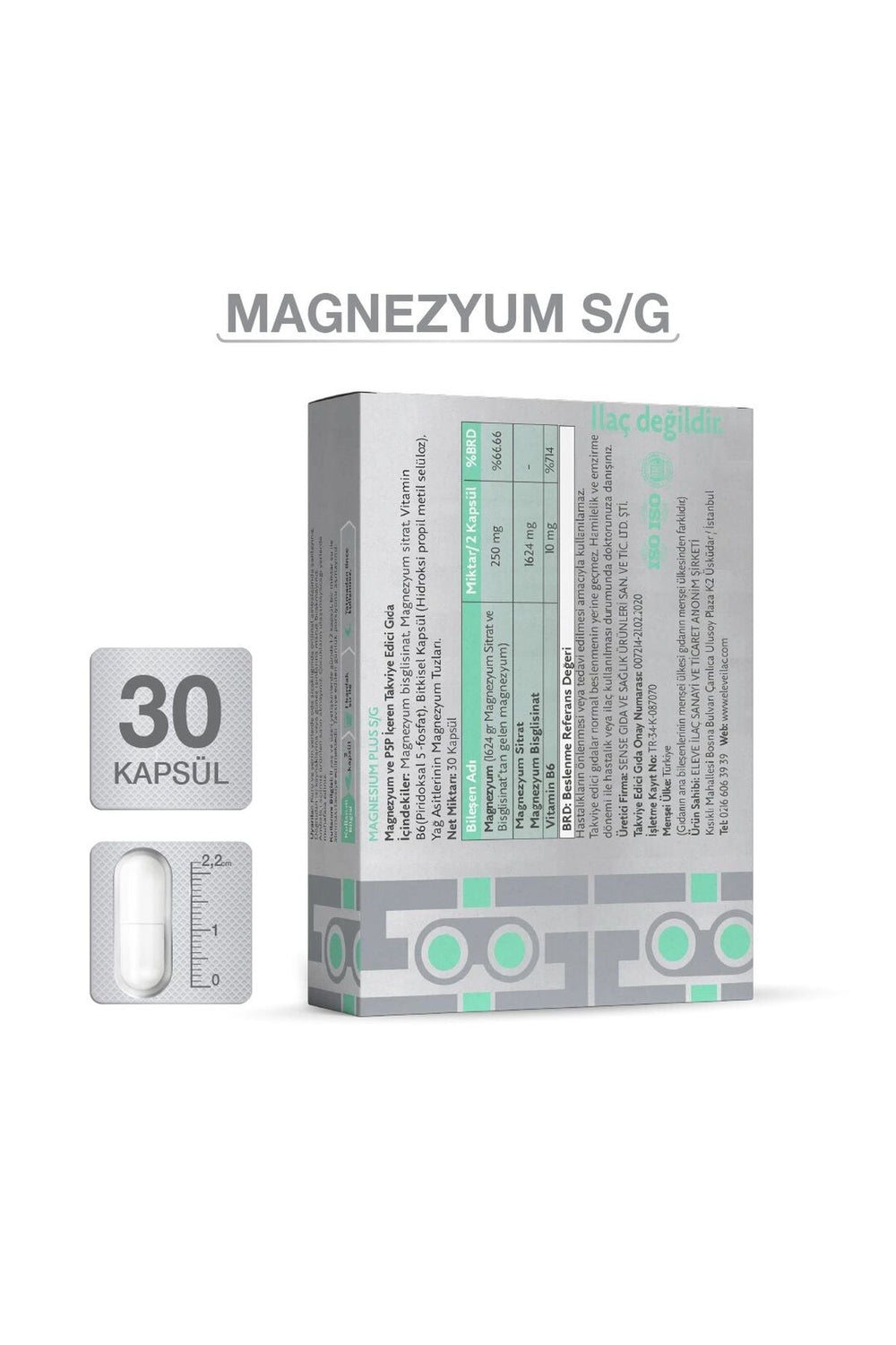 Goodday Magnesium Plus S/G 125 mg 30 Kapsül