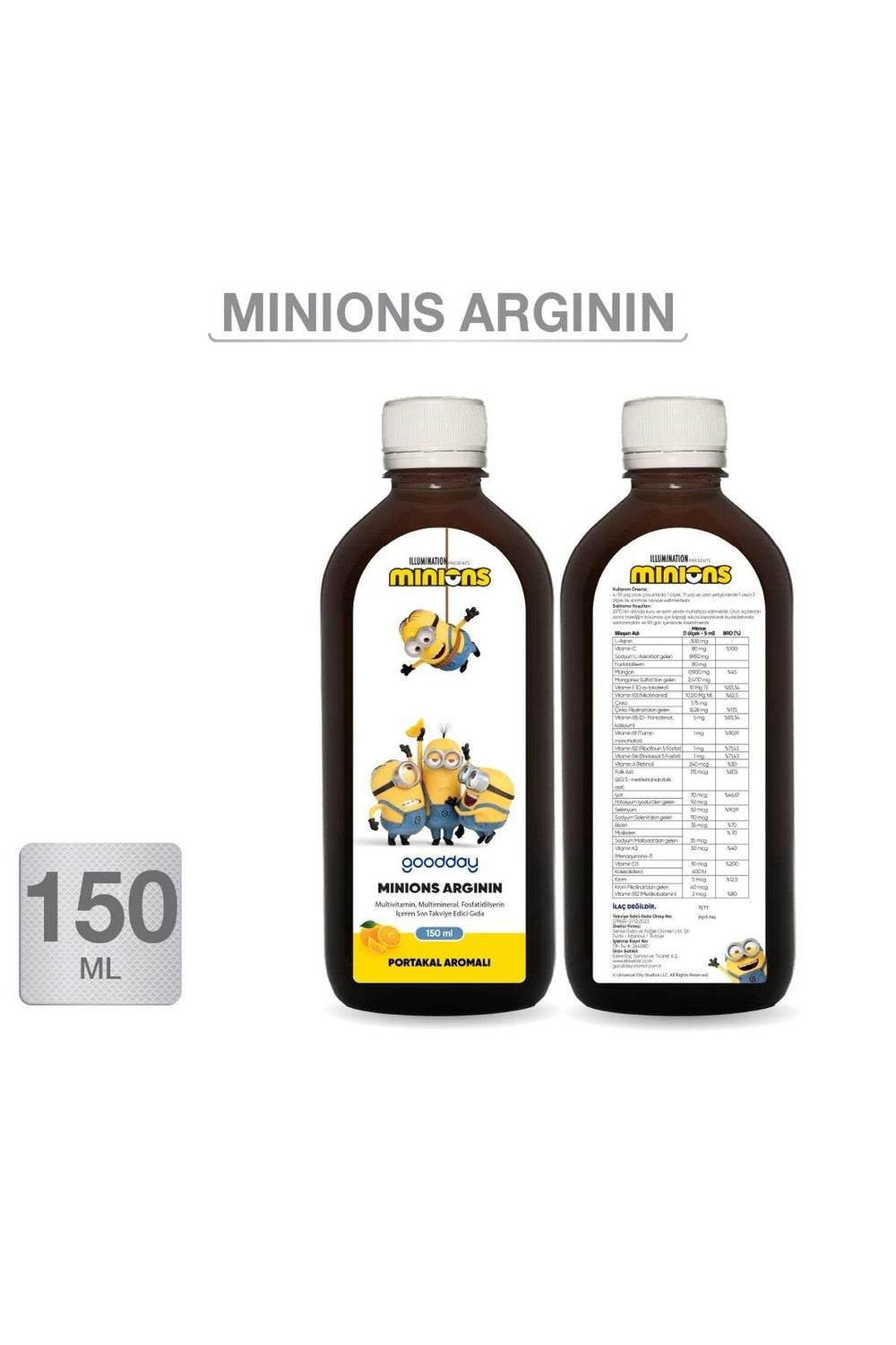 Goodday Minions Arjinin 150 ml