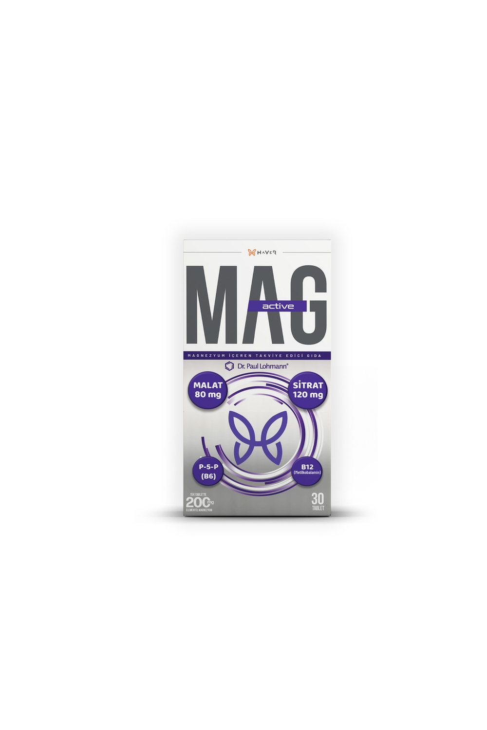 Haver Mag Active Magnezyum 200 mg 30 Tablet