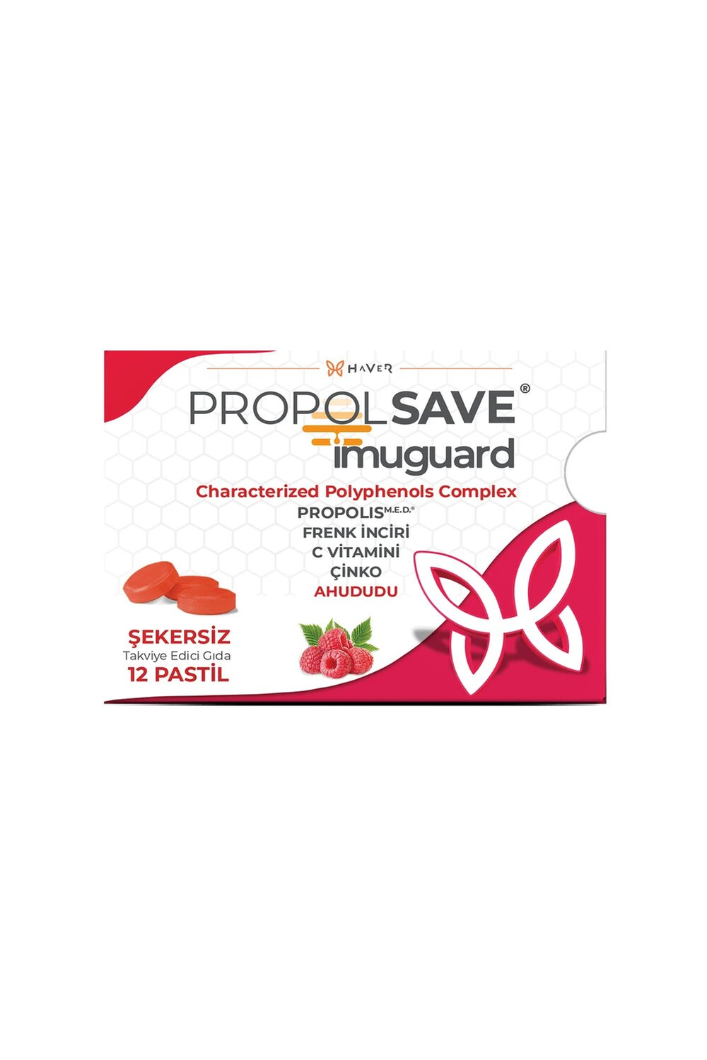 Haver Propolsave Ahududu Imuguard 12 Pastil