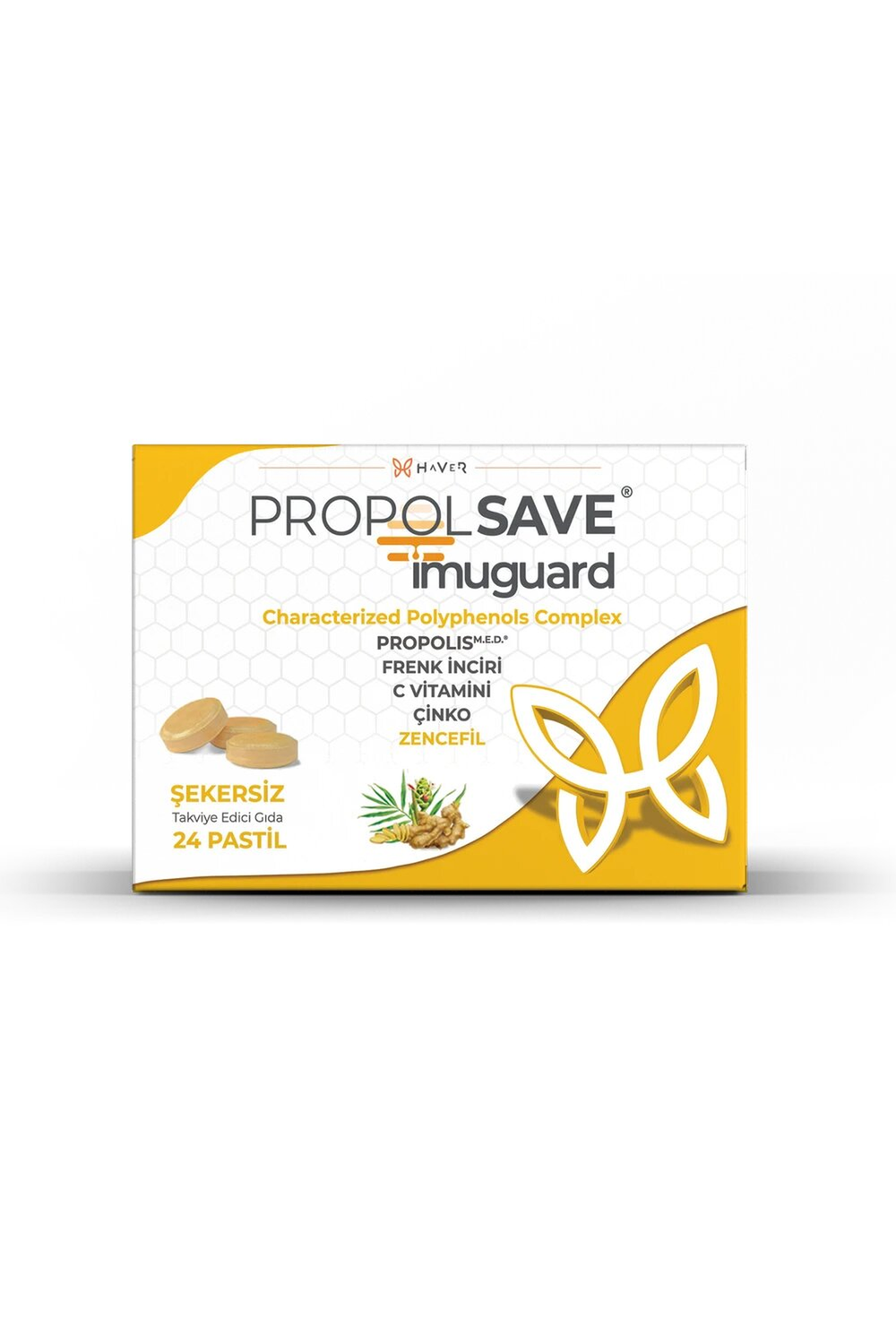 Haver Propolsave Zencefil Imuguard 24 Pastil