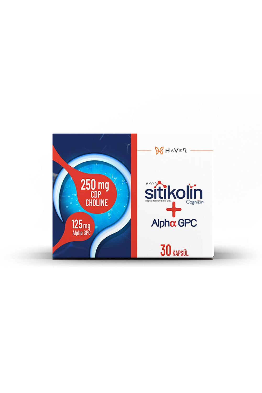 Haver Sitikolin Cognizin & Alpha-GPC (Alfa-Gliserofosfokolin) 30 Kapsül